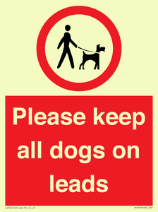 Please keep all dogs on leads